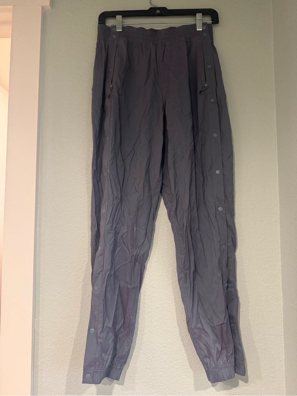 Lululemon Reflective Snap Button Tear-Away Track Pants - Size 6